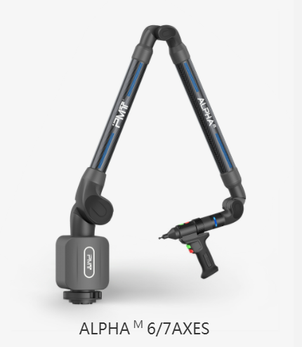 便攜式七軸關(guān)節(jié)臂三坐標(biāo)測(cè)量儀PMT-ALPHA-M